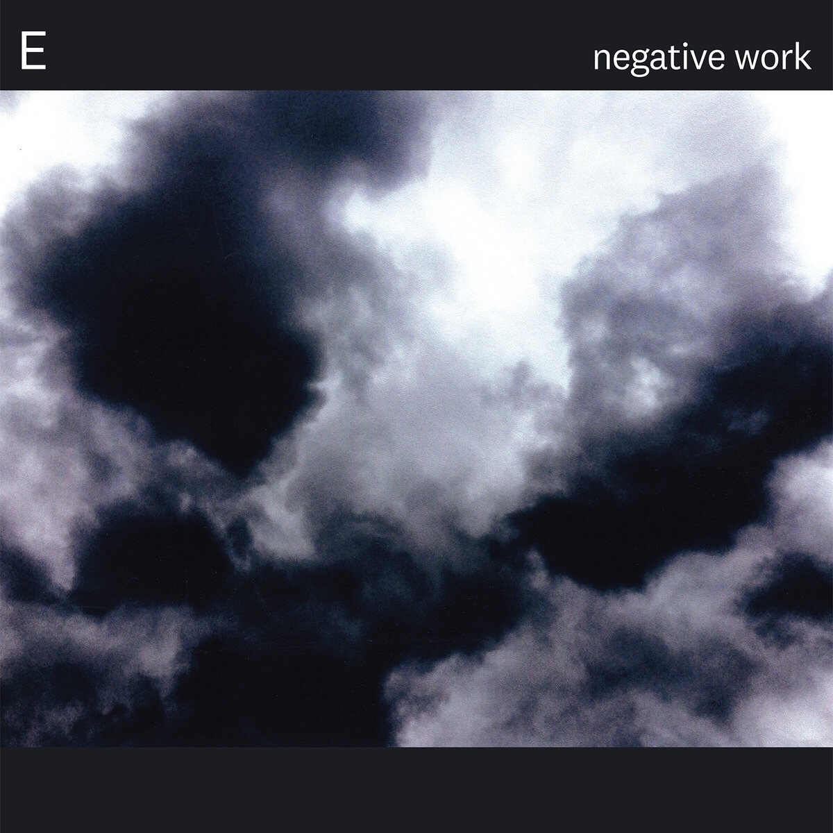 E’s album Negative Work, pictured here in all its glory
